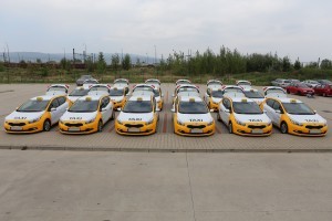 Taxi parking with bituminous joint filler